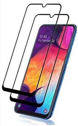 9H Edge To Edge Tempered Glass for Samsung Galaxy A30s -| Tempered Glass Screen Protector Guard | Full Glue Curved Tempered Glass | Bubble Free Installation |