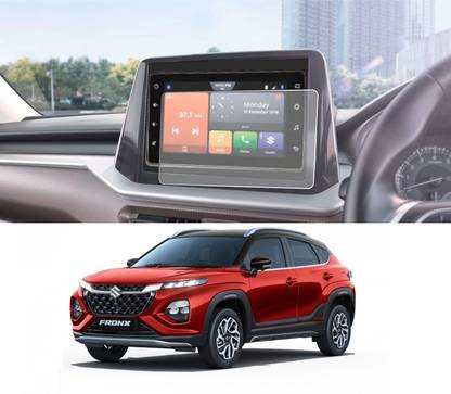 KACA Tempered Glass Guard for Company Fitted, Maruti Suzuki Fronx Delta Plus 1.2L AGS (7 inch) Car Music System : Navigation : Android System : CarPlay (Glossy :1)