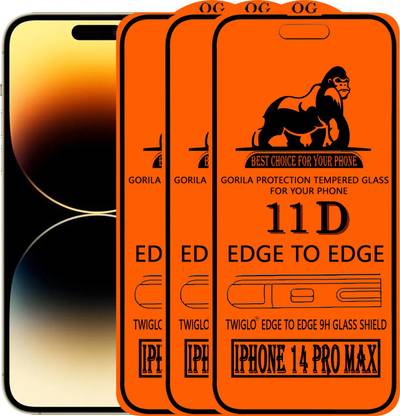 TWIGLO Edge To Edge Tempered Glass for IPHONE 14 PRO MAX