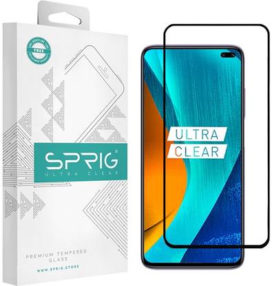 Sprig Edge To Edge Tempered Glass for Sprig Edge To Edge Tempered Glass for Redmi K30, Poco X2, POCO X2, REDMI K30 (Pack of 1)
