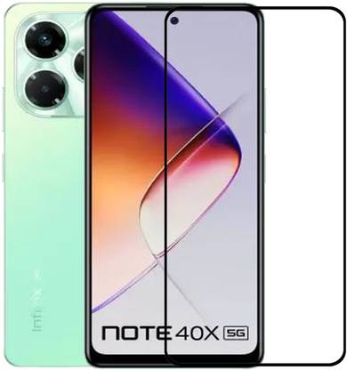 NKCASE Edge To Edge Tempered Glass for Infinix Note 40x 5G