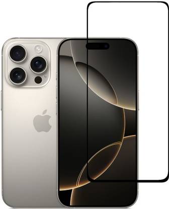 Flipkart SmartBuy Edge To Edge Tempered Glass for Apple iPhone 16 Pro Max, iPhone 16 Pro Max Glass