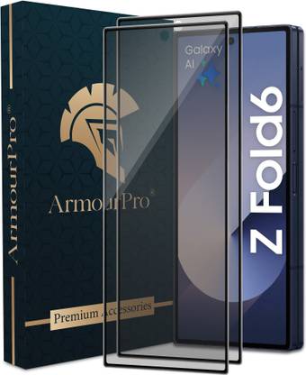 ArmourPro Edge To Edge Tempered Glass for Samsung ZFold 6 5G, Samsung Galaxy ZFold 6 5G, Samsung Z Fold6, Matte Finish Glass