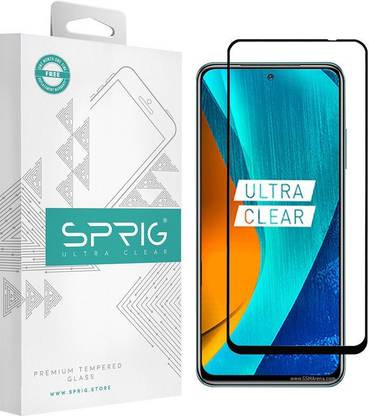 Sprig Edge To Edge Tempered Glass for Redmi Note 9 Pro Max, Redmi Note 9S, Redmi Note 9 Pro