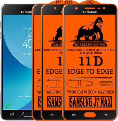 TWIGLO Edge To Edge Tempered Glass for Samsung Galaxy J7 Max