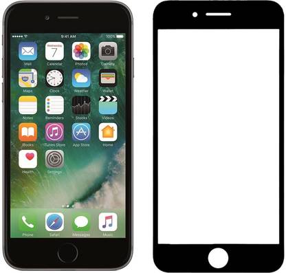 NaturalBuy Edge To Edge Tempered Glass for Apple iPhone 6-9H Hardness, Anti-Scratch, Anti Oil Stains & Full Glue Tempered Mobile Screen Protector,Top Notch Edge to Edge Full Screen Coverage [Anti-Scratch] [9H Gorilla] [Free Cleaning Kit Included]