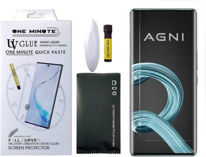 symlcart Edge To Edge Tempered Glass for Lava Agni 2 5G
