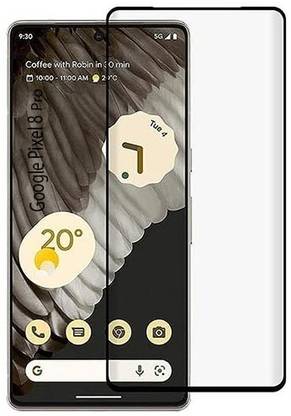 S-Softline Edge To Edge Tempered Glass for Google Pixel 8 Pro, 9H Case Friendly, Edge to Edge Full Front Screen Precise Cutout Bubble