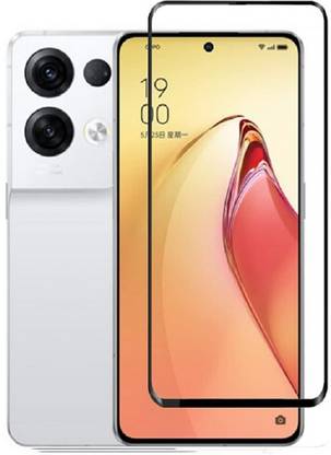 S-Softline Edge To Edge Tempered Glass for Oppo Reno 8 Pro 5G, High-Transparency provides you high-definition clear viewing