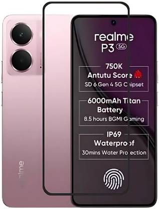 MobiWay Edge To Edge Tempered Glass for Realme P3 5G, temp4