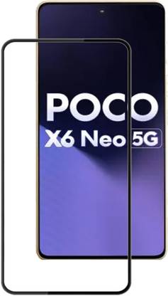 NKCASE Edge To Edge Tempered Glass for POCO X6 Neo 5G