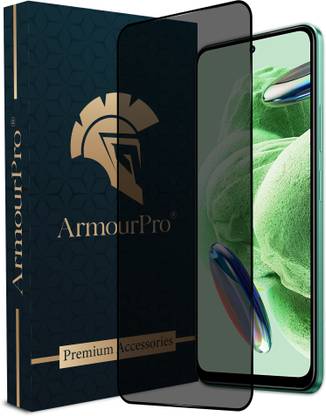ArmourPro Edge To Edge Tempered Glass for Redmi Note 12 5G, Mi Note 12 5G, Redmi Note 12, Mi Note 12, (Privacy Anti Spy)