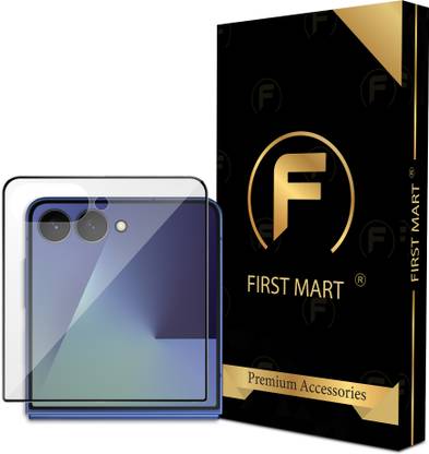 FIRST MART Edge To Edge Tempered Glass for Samsung Galaxy Z Flip 7 5G, Samsung Z Flip7