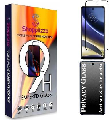 Shoppitzzo Edge To Edge Tempered Glass for MOTOROLA Moto G42,Moto G52