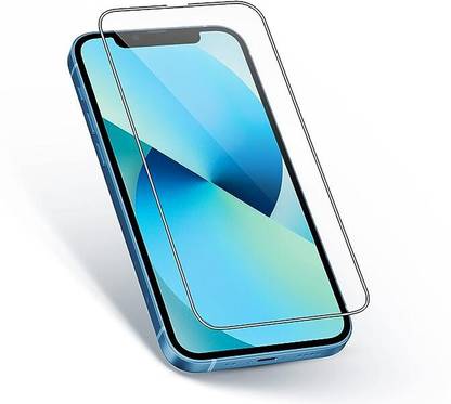 DEROPO Edge To Edge Tempered Glass for iPhone 13, With Clear Visuals, Easy Installation, Fingerprint Resistance, Full Protection, Durable and Long-Lasting.