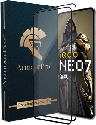 ArmourPro Edge To Edge Tempered Glass for iQOO Neo 7 5G, Neo 7 Pro 5G, iQOO 9T 5G, iQOO 11 5G
