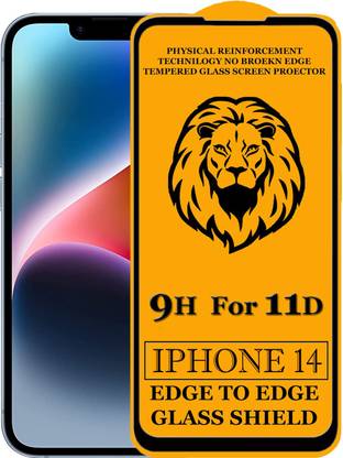 SEVEN7STAR Edge To Edge Tempered Glass for Apple iPhone 14