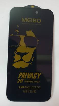 MEIBO Tempered Glass Guard for Iphone 14 Pro Privacy Tempered Glass 9H Hardness