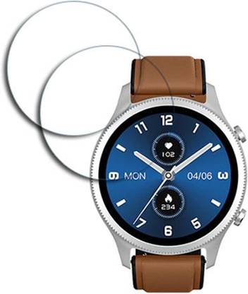 SOMTONE Edge To Edge Tempered Glass for NoiseFit Halo Smartwatch 1.43 inch SMARTWATCH SCREEN GUARD