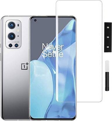 aplexx Edge To Edge Tempered Glass for Oneplus 9 Pro UV Tempered Glass, 3D tempered Glass, Best Quality Tempered Glass, High Quality UV Tempered glass