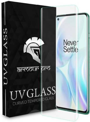 ArmourPro Edge To Edge Tempered Glass for OnePlus 8, One Plus 8, 1+ 8 (UV Glass)