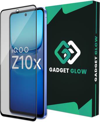 Gadget Glow Edge To Edge Tempered Glass for IQOO Z10X 5G, IQOO Z10X, Realme Narzo 80X 5G, Narzo 80X, Vivo T4X 5G, Vivo T4X, Matte Finish Glass