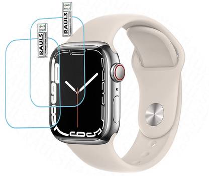 FLYSRPECK Edge To Edge Tempered Glass for Apple Watch Series 7