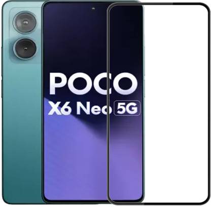 NKCASE Edge To Edge Tempered Glass for POCO X6 Neo 5G