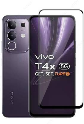 VISHZONE Edge To Edge Tempered Glass for Vivo T4x 5G, vivo T4x 5G