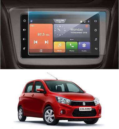KACA Screen Guard for Company Fitted Infotainment System of Suzuki Celerio ZXi (2021-22) Perfectly Cut, Car Display protector with 9H Hardness [Not Tempered Glass]