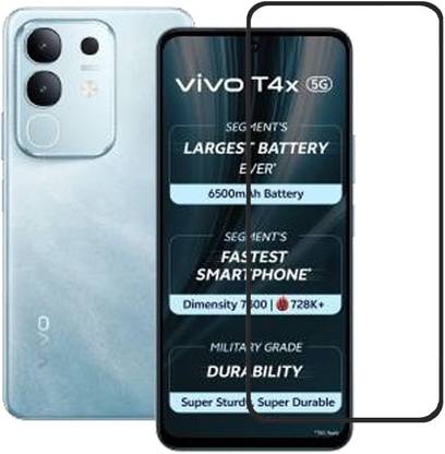 LIKEDESIGN Edge To Edge Tempered Glass for vivo T4x 5G