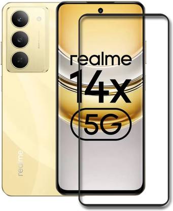 NSTAR Edge To Edge Tempered Glass for Realme 14x 5G