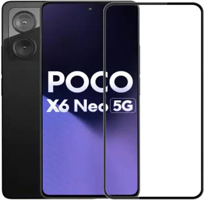 NKCASE Edge To Edge Tempered Glass for POCO X6 Neo 5G