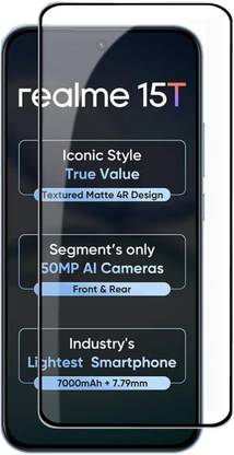 Hyper Edge To Edge Tempered Glass for realme 15T 5G