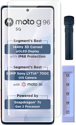 NKCASE Edge To Edge Tempered Glass for Motorola G96 5G, Moto G96 5G, (UV)