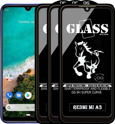 PFOAM Edge To Edge Tempered Glass for REDMI MI A3