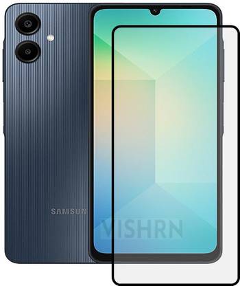 VISHRN Edge To Edge Tempered Glass for Samsung Galaxy A06 5G, Samsung Galaxy A06, SAMSUNG A06