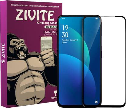 ZIVITE Edge To Edge Tempered Glass for OPPO F11 Pro, OPPO K3, Realme X