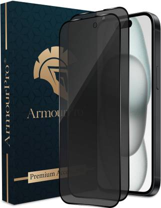 ArmourPro Edge To Edge Tempered Glass for iPhone 15, Apple iPhone 15, iPhone 14 Pro, Apple iPhone 14 Pro