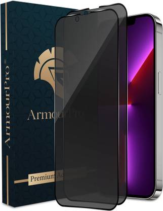 ArmourPro Edge To Edge Tempered Glass for iPhone 13 Pro, Apple iPhone 13 Pro, iPhone 14, Apple iPhone 14, iPhone 13, Apple iPhone 13, ( Matte Privacy )