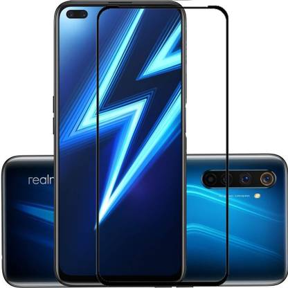 EITANSHA CREATION Edge To Edge Tempered Glass for Realme 6 Pro
