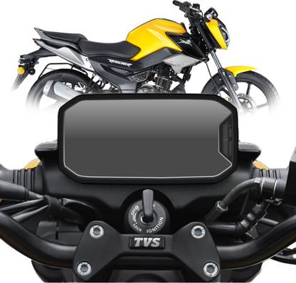 FCS Edge To Edge Tempered Glass for TVS Raider 125, (Matte) Flexible Scooter Speedometer Screen Protector