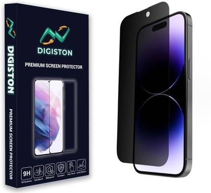 DIGISTON Edge To Edge Tempered Glass for APPLE IPHONE 16 PRO MAX PRIVACY TEMPERED GLASS