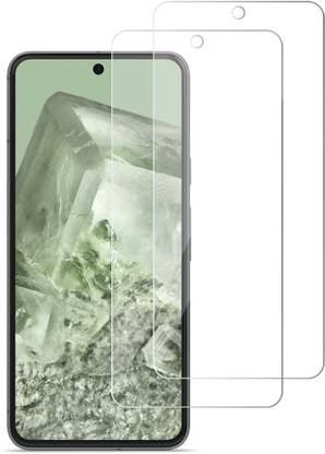WOW Imagine Edge To Edge Tempered Glass for Google Pixel 8 {Flexible}, Unbreakable Nano Film Glass Screen Protector