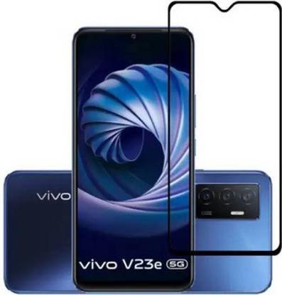 S-Hardline Edge To Edge Tempered Glass for Vivo V23E, Anti-fingerprint Oleophobic Coating- Precise laser cut tempered glass made with polished, Comes with 2.5D round edges.