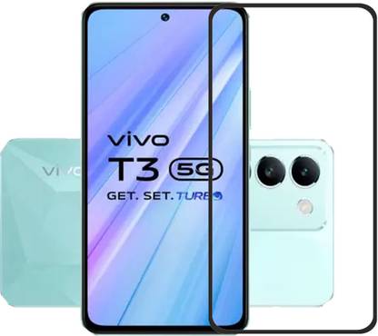 NKCASE Edge To Edge Tempered Glass for Vivo T3 5G