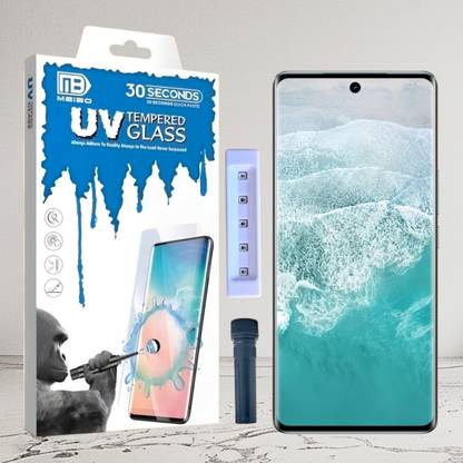 KadWaniya Edge To Edge Tempered Glass for Vivo V30E 5G, Vivo V30 5G, Vivo V30 Pro 5G, Meibo Series 3D Curved (30 Seconds Quick Paste) High Quality UV Liquide Glue Glass with Easy Installation Kit-0880