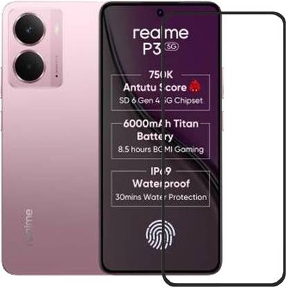 Bodoma Edge To Edge Tempered Glass for Realme P3 5G