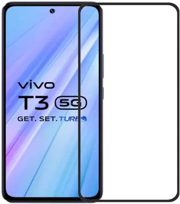 NKCASE Edge To Edge Tempered Glass for Vivo T3 5G