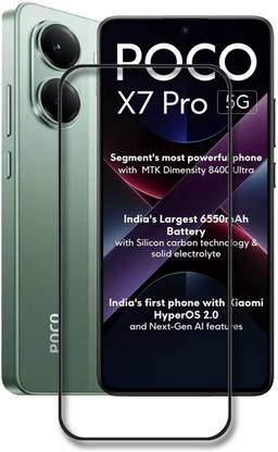 INFINITYWORLD Edge To Edge Tempered Glass for Poco X7 Pro 5G